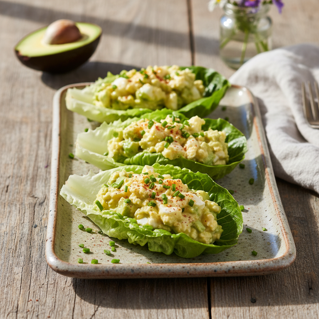Creamy Avocado Egg Salad Lettuce Wraps: The Ultimate 15-Minute Keto Lunch