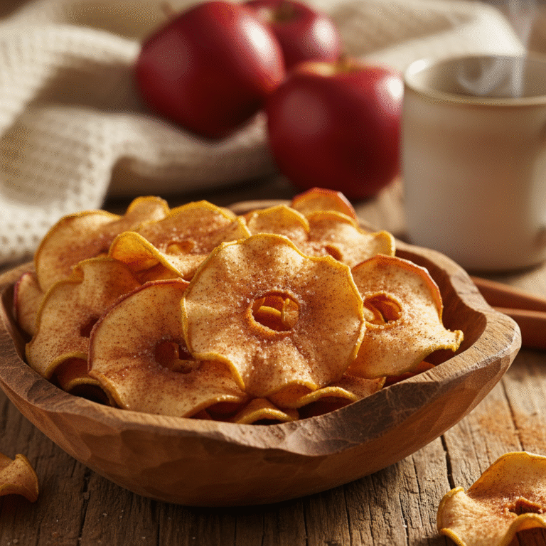 Crispy Baked Cinnamon Apple Chips: The Ultimate Healthy Fall Snack