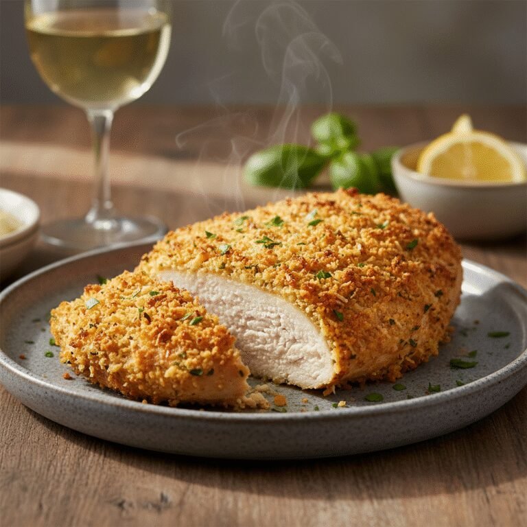Baked Garlic Parmesan Chicken Breast: The Ultimate Light & Crispy Dinner Recipe