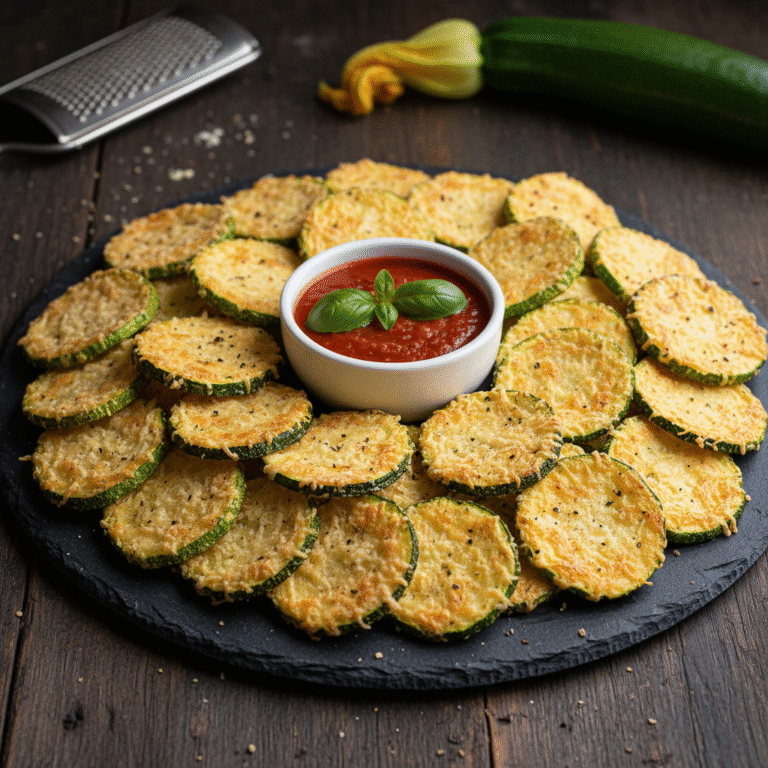 Crispy Baked Parmesan Zucchini Chips – The Ultimate Healthy Snack