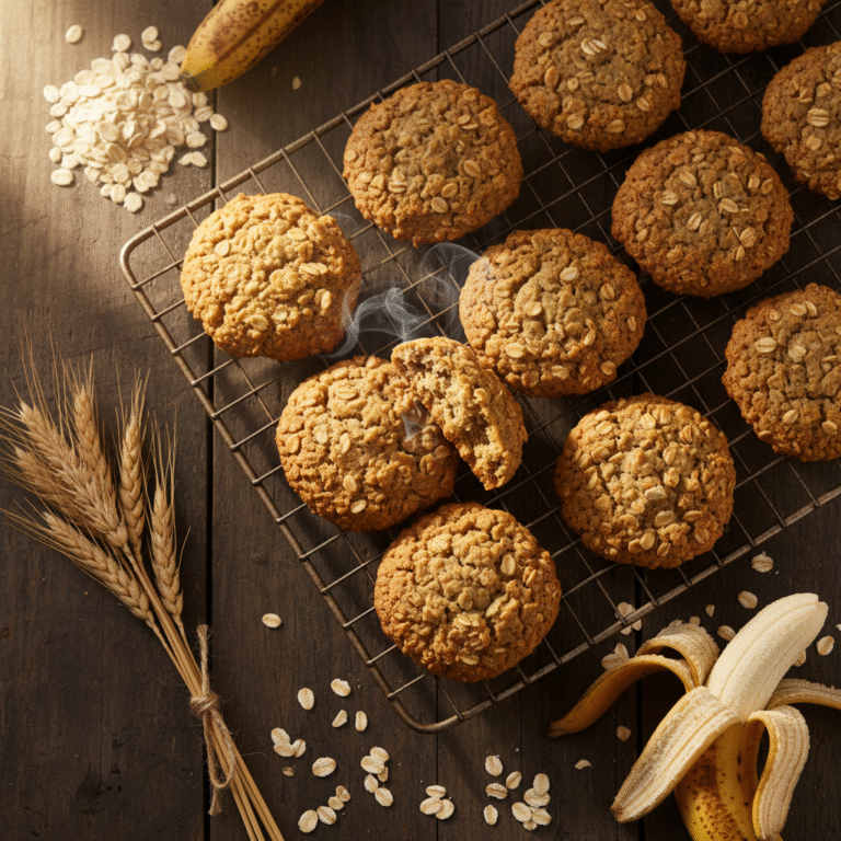 The Ultimate 2-Ingredient Banana Oat Cookies: A Healthy, Chewy, 15-Minute Snack