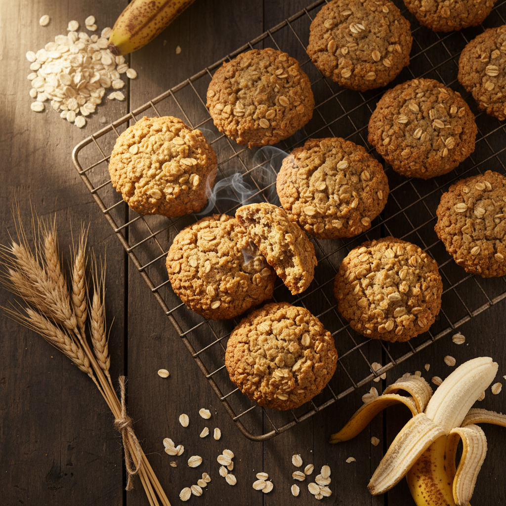 The Ultimate 2-Ingredient Banana Oat Cookies: A Healthy, Chewy, 15-Minute Snack