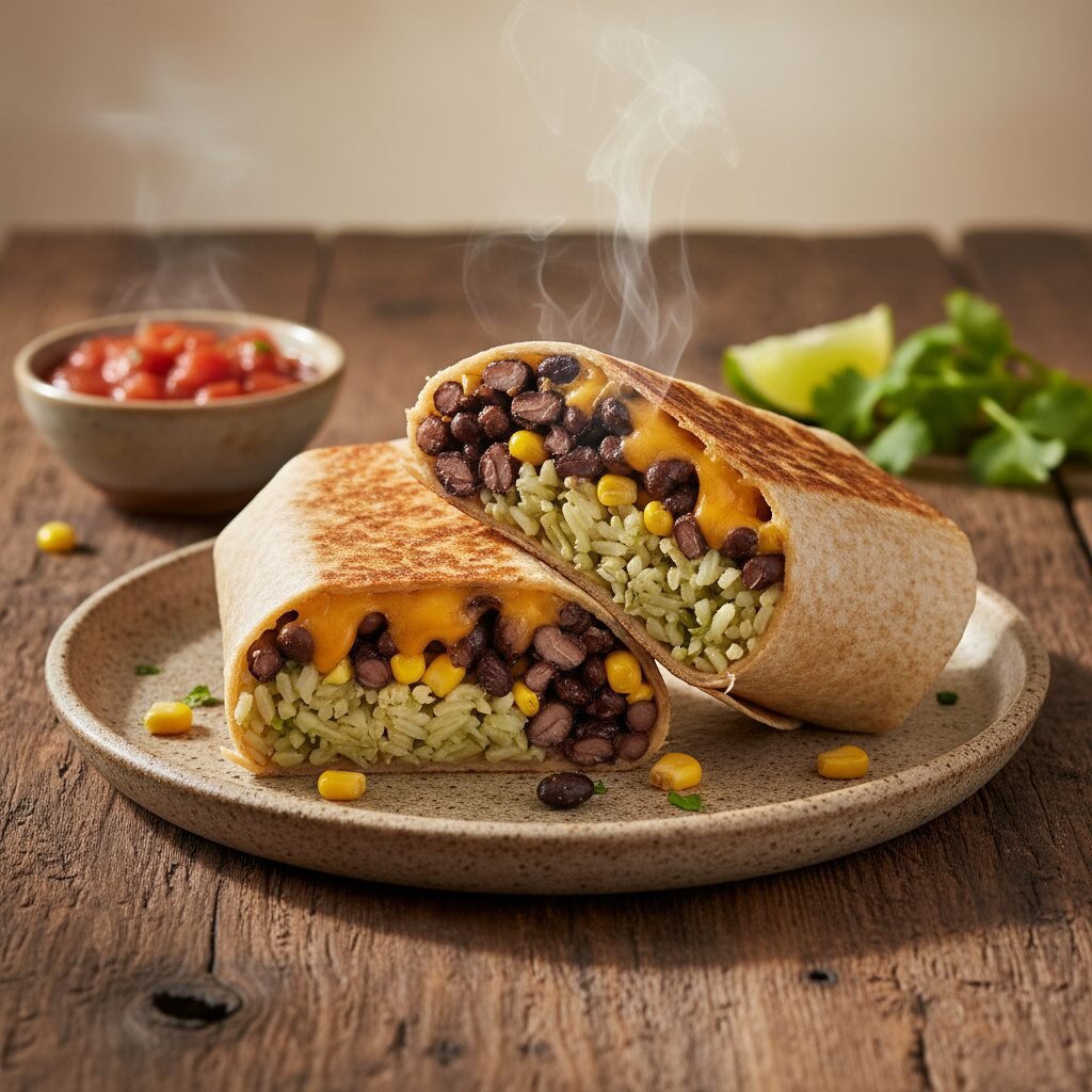 Healthy Brown Rice & Black Bean Burritos: The Ultimate Meal Prep Lunch
