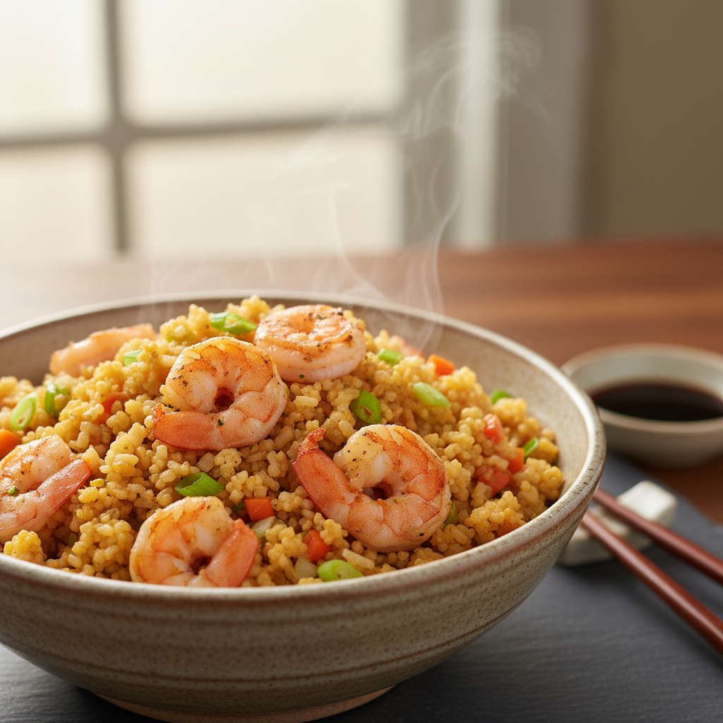 The Ultimate Low-Carb Shrimp Cauliflower Fried Rice: Better Than Takeout