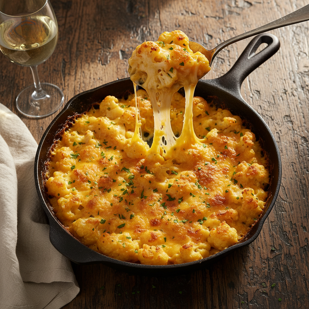 Ultimate Creamy Cauliflower Mac and Cheese Bake (Keto & Low Carb)