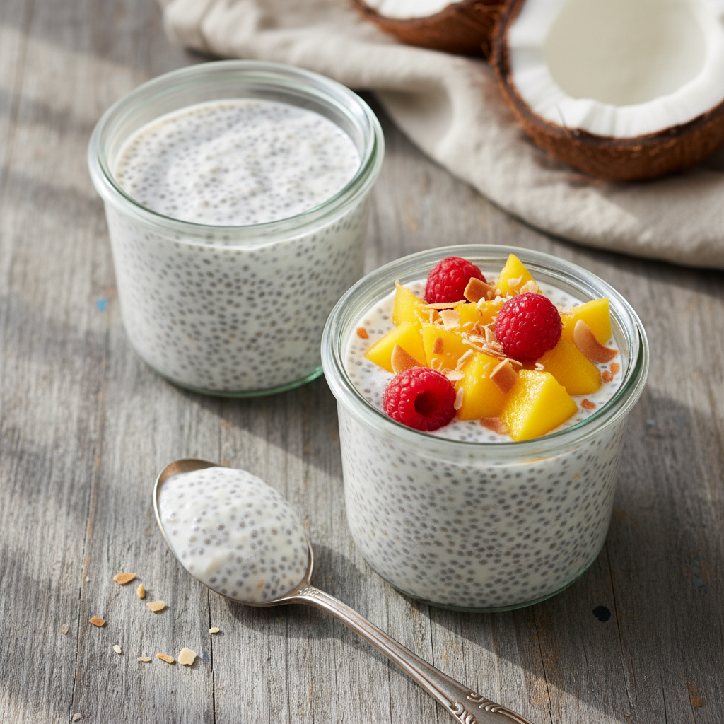 Creamy Coconut Chia Seed Pudding: The Ultimate 4-Ingredient Dessert