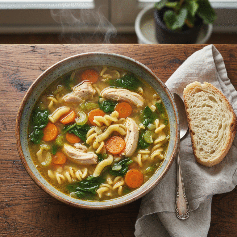 The Ultimate Healthy Chicken and Vegetable Noodle Soup