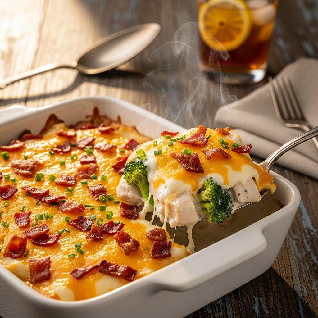 Ultimate Low Carb Chicken Bacon Ranch Casserole: Cheesy Keto Comfort Food