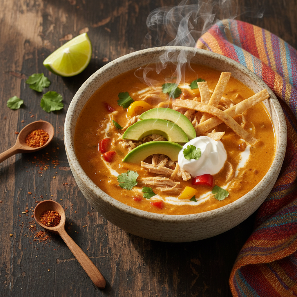 Creamy Chicken Fajita Soup: The Ultimate Tex-Mex Comfort Bowl