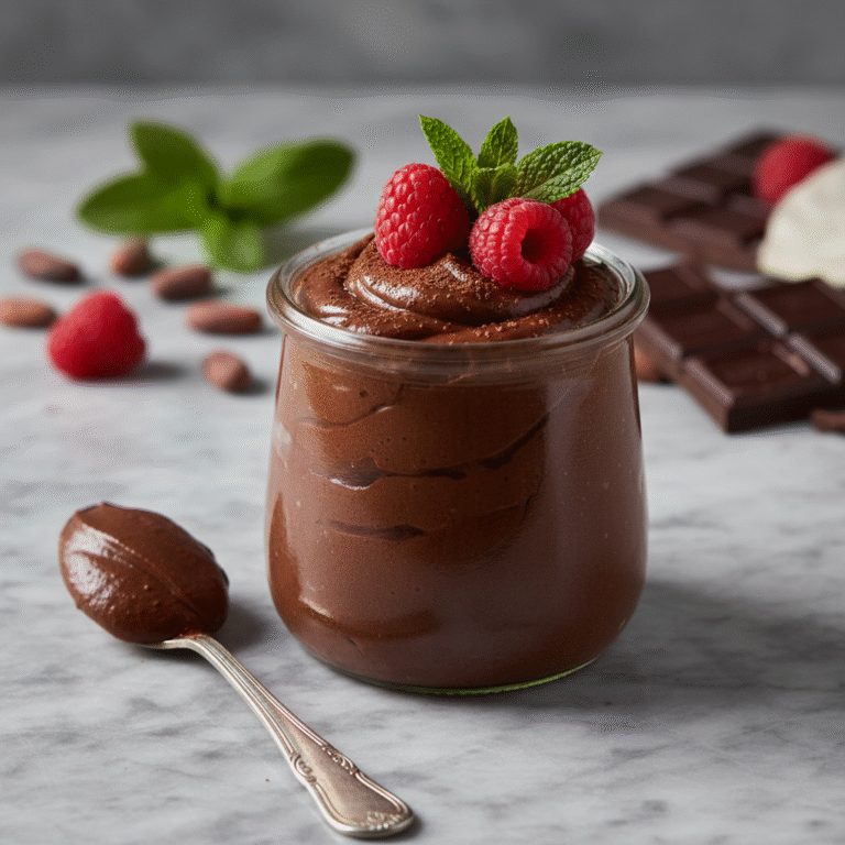 Decadent & Healthy Chocolate Avocado Mousse with Cocoa: The Ultimate Guilt-Free Dessert
