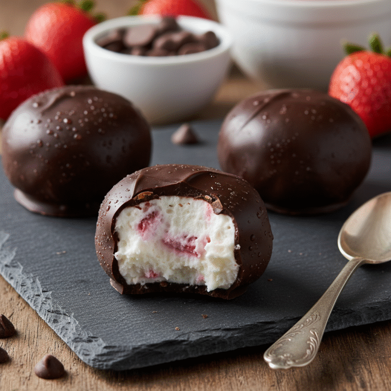 Viral Chocolate Dipped Strawberry Yogurt Bites: The Ultimate Healthy Frozen Treat