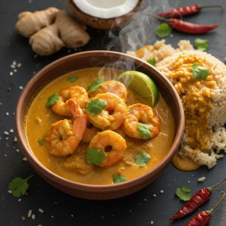 Better-Than-Takeout Coconut Curry Shrimp With Nutty Brown Rice