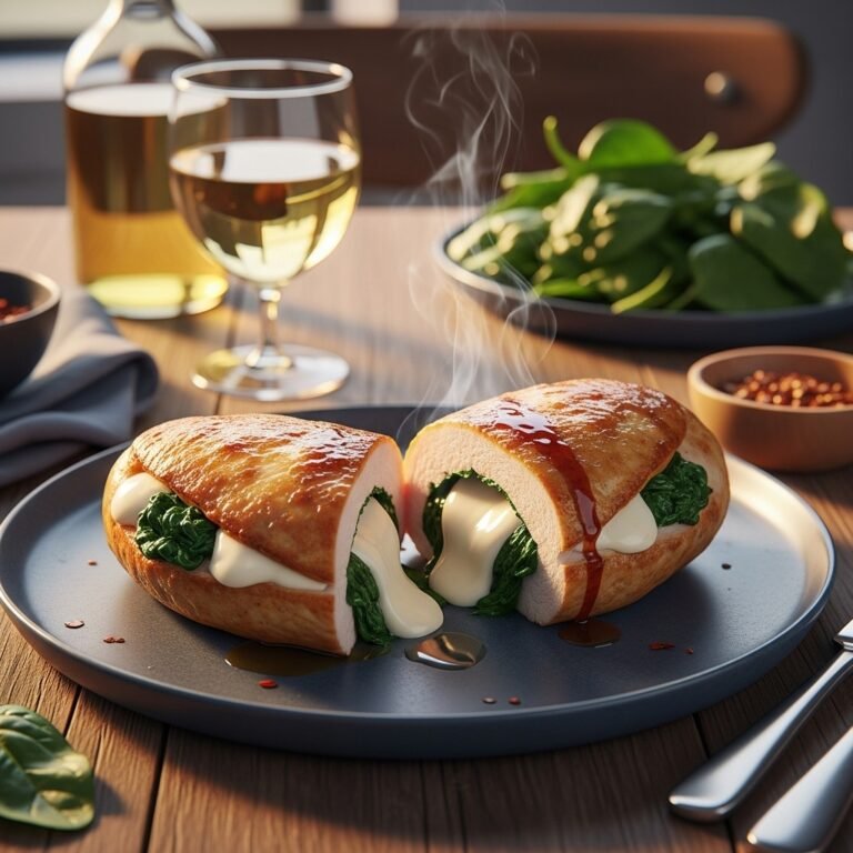 Creamy Spinach Stuffed Chicken Breast Light Recipe: A Guilt-Free 30-Minute Dinner
