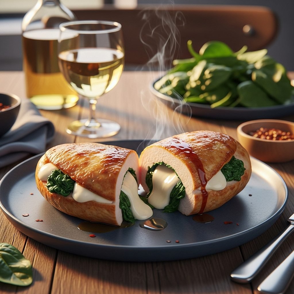 Creamy Spinach Stuffed Chicken Breast Light Recipe: A Guilt-Free 30-Minute Dinner