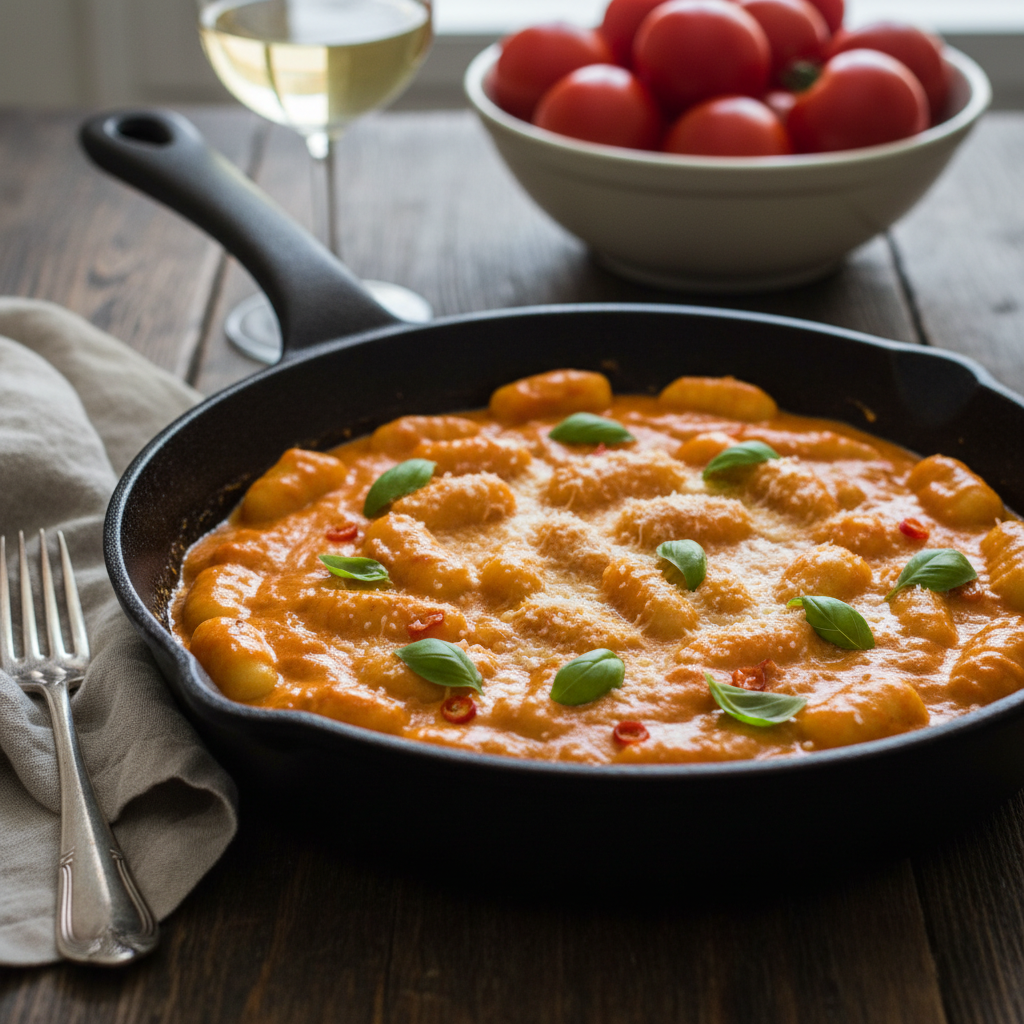 Creamy Tomato Basil Gnocchi: The Ultimate Light Vegetarian Comfort Food