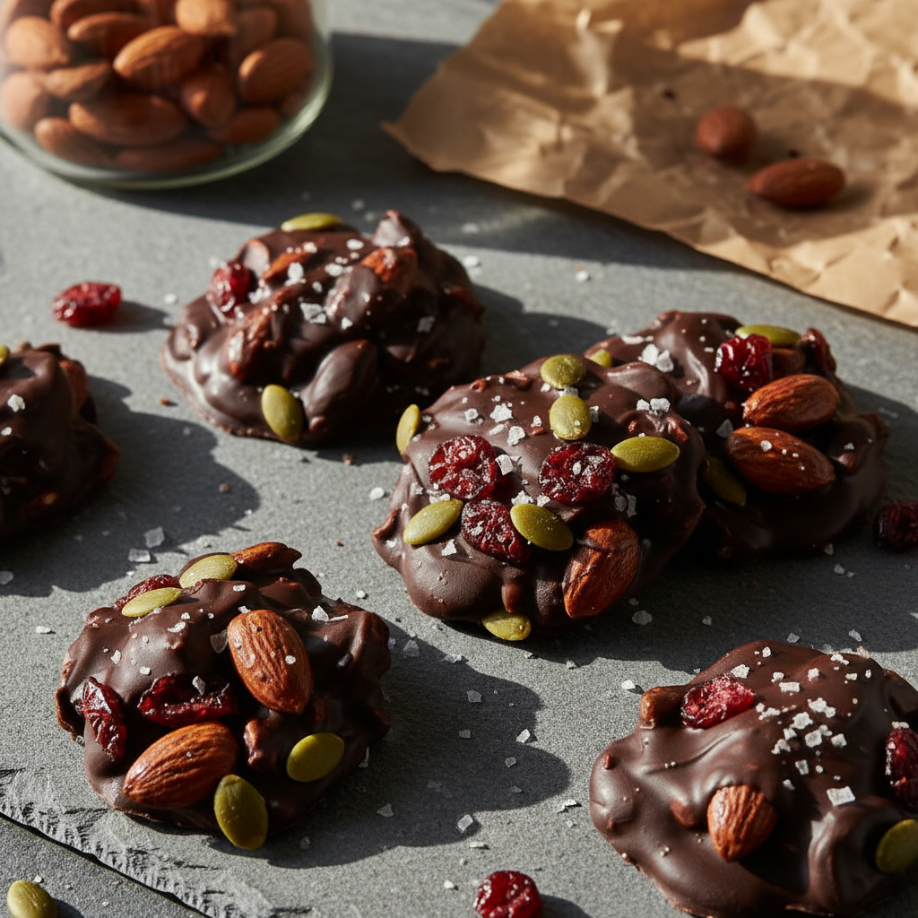 Decadent Dark Chocolate Almond Trail Mix Clusters: The Ultimate Healthy Snack