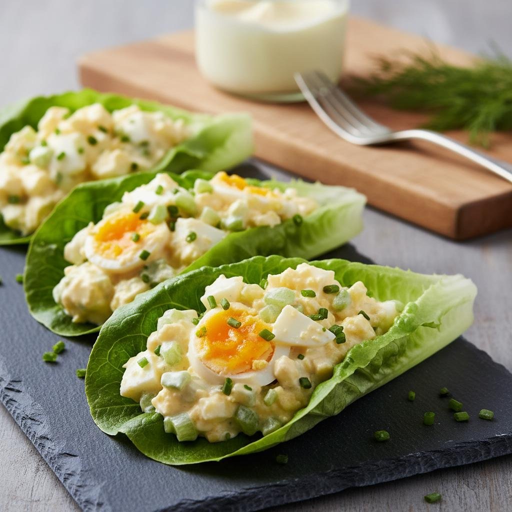 The Ultimate Creamy Egg Salad Lettuce Wraps: A Low-Carb Lunch Revolution