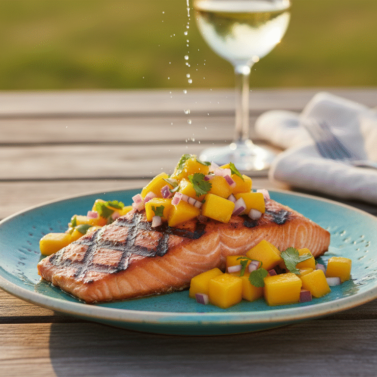Perfect Grilled Salmon with Fresh Mango Salsa: The Ultimate Healthy Summer Dinner