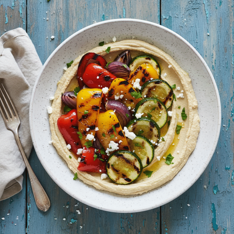 Ultimate Grilled Veggie and Hummus Power Bowl: The Perfect Healthy Dinner
