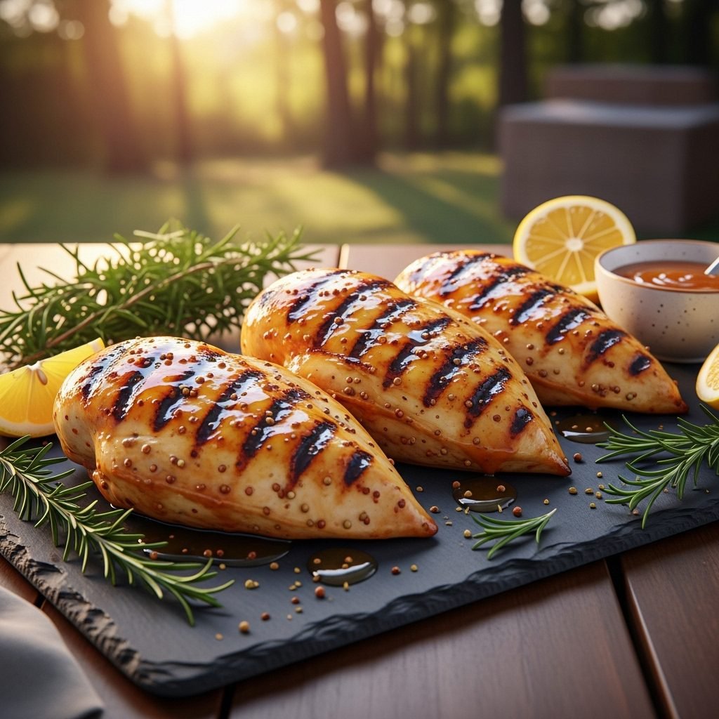 Ultimate Juicy Honey Mustard Grilled Chicken Breast - Healthy & Easy