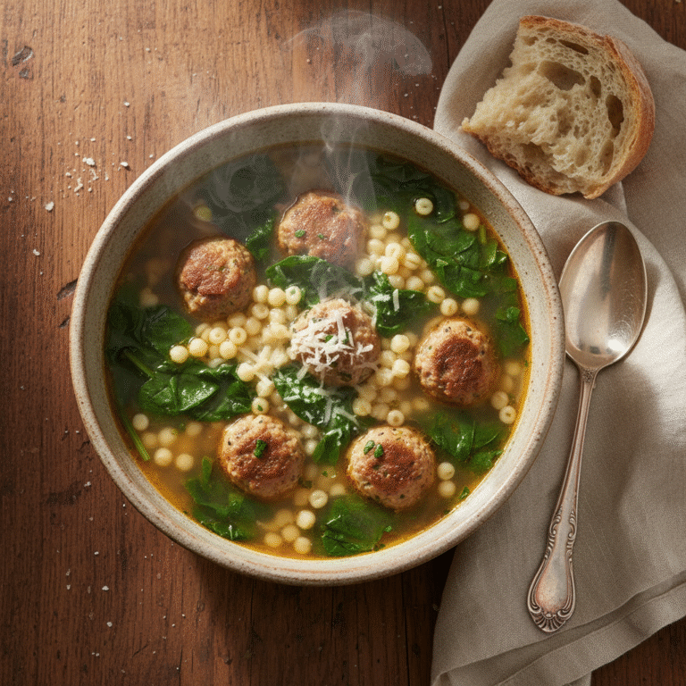 The Ultimate Italian Wedding Soup With Turkey Meatballs: A Lighter Comfort Classic