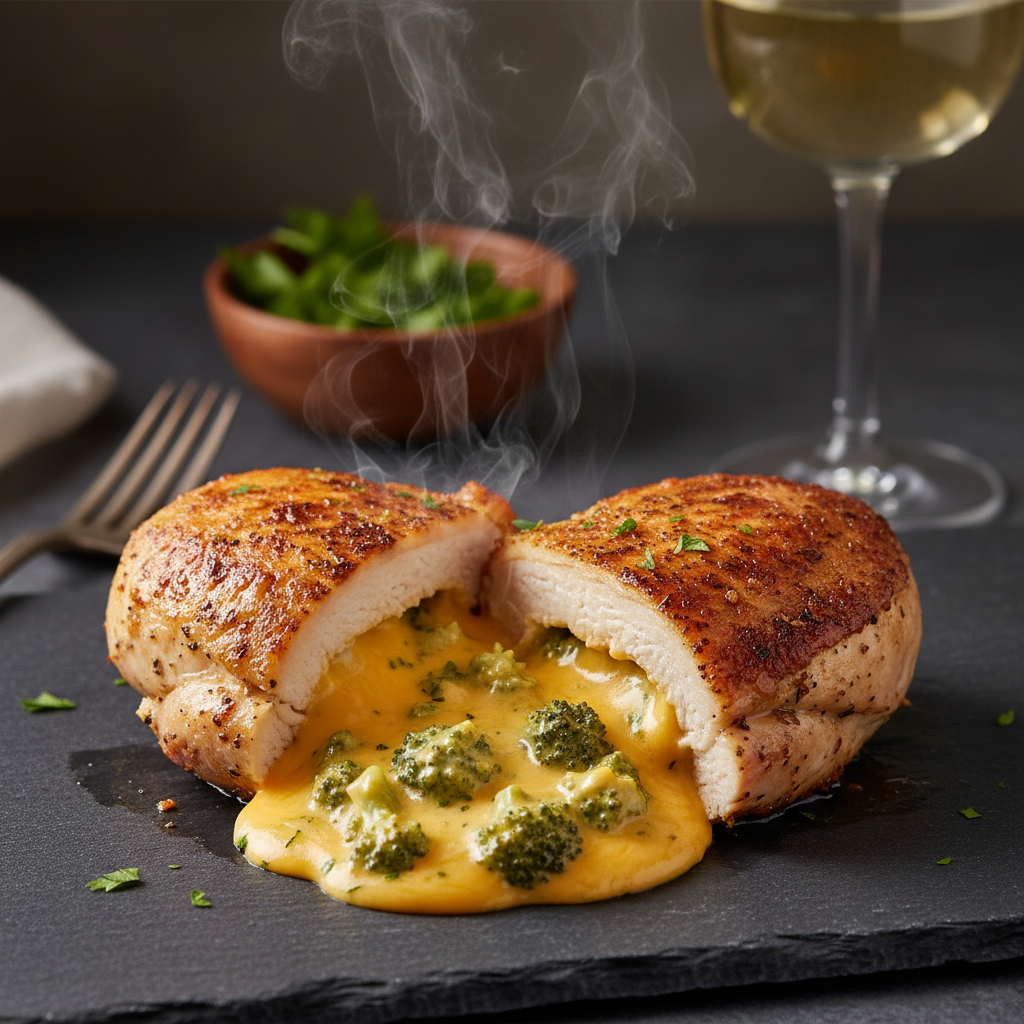 Ultimate Keto Broccoli and Cheese Stuffed Chicken Breast
