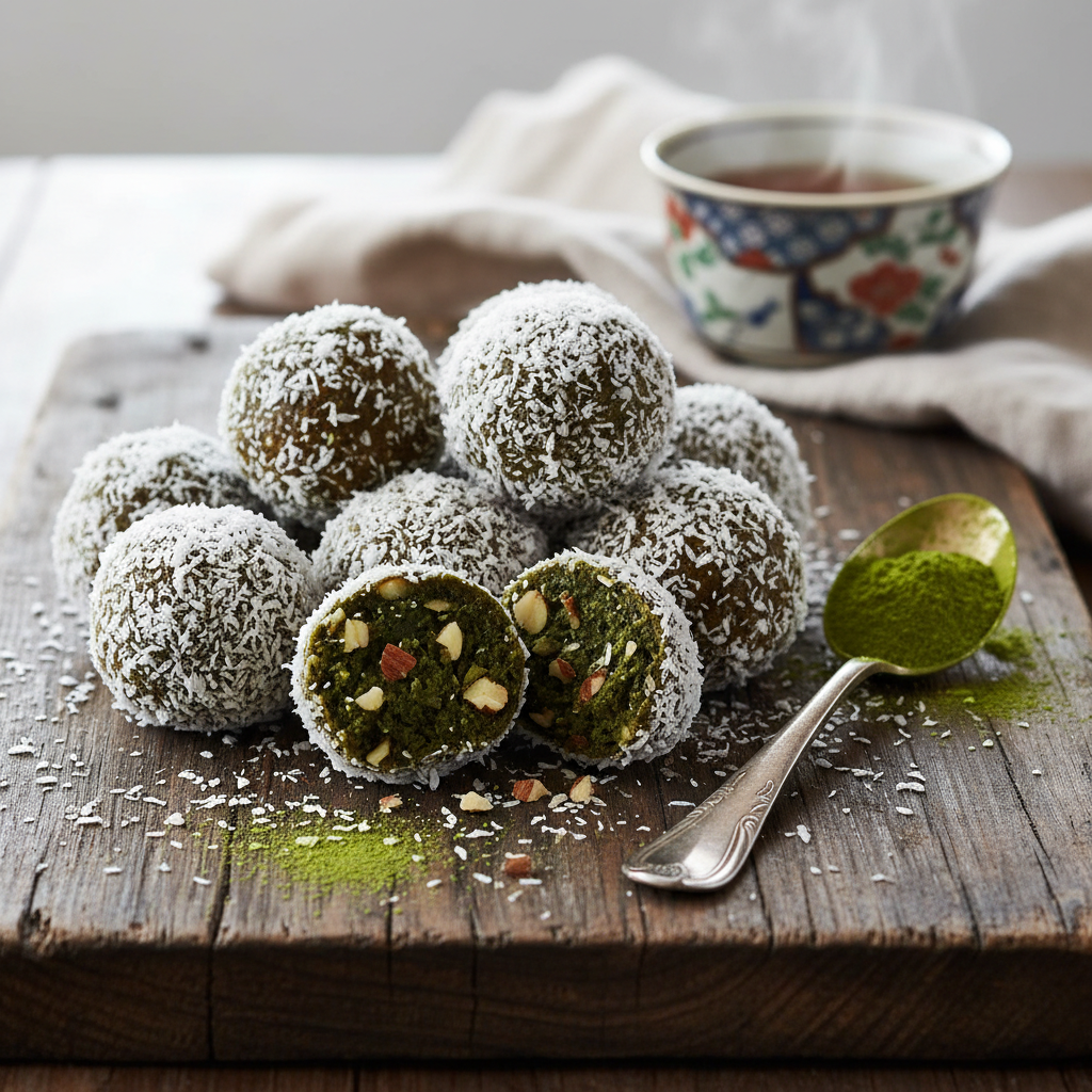 No-Bake Matcha Coconut Energy Balls: The Ultimate 10-Minute Superfood Snack