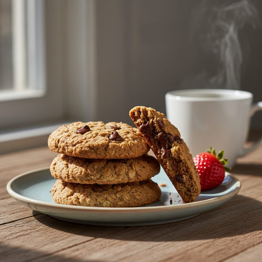 The Best Oatmeal Breakfast Cookies (with Chocolate Chips!)