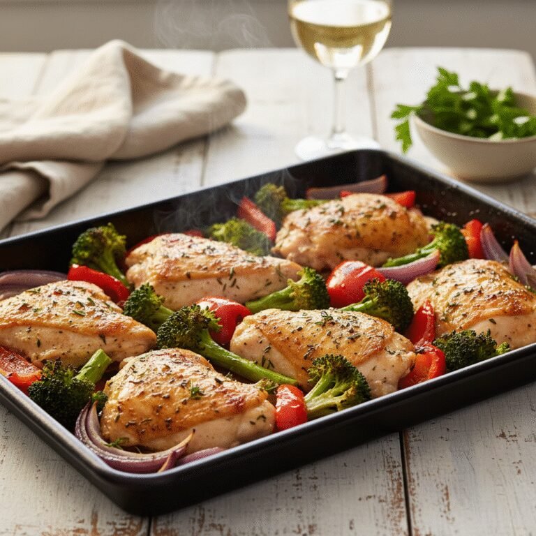 The Ultimate One Pan Chicken and Vegetables Sheet Pan Healthy Recipe