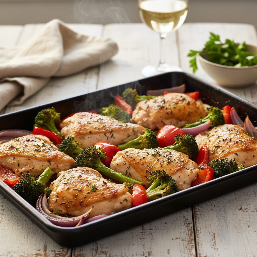 The Ultimate One Pan Chicken and Vegetables Sheet Pan Healthy Recipe