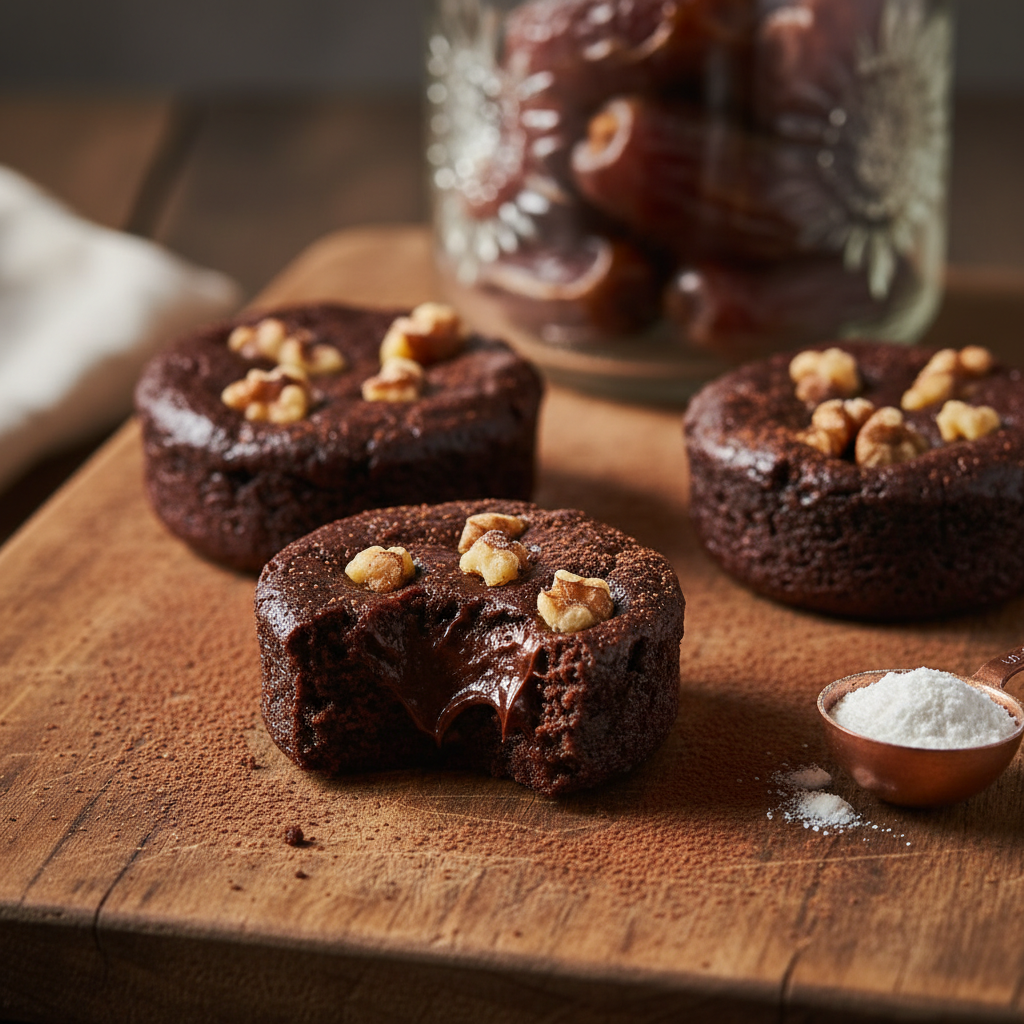 Fudgy Date & Cocoa Protein Brownie Bites: The Ultimate No-Bake Energy Snack