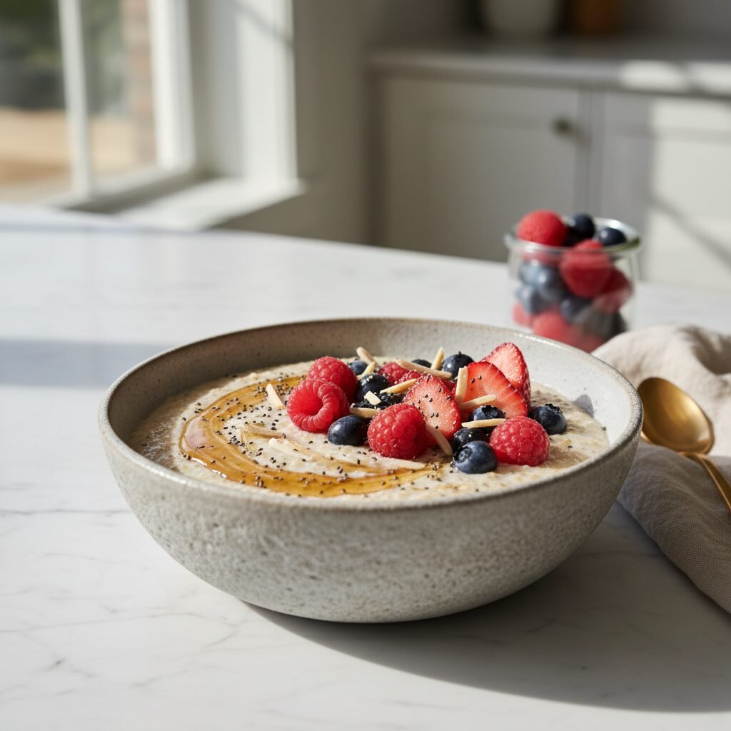 The Ultimate Protein-Packed Quinoa Porridge with Berries
