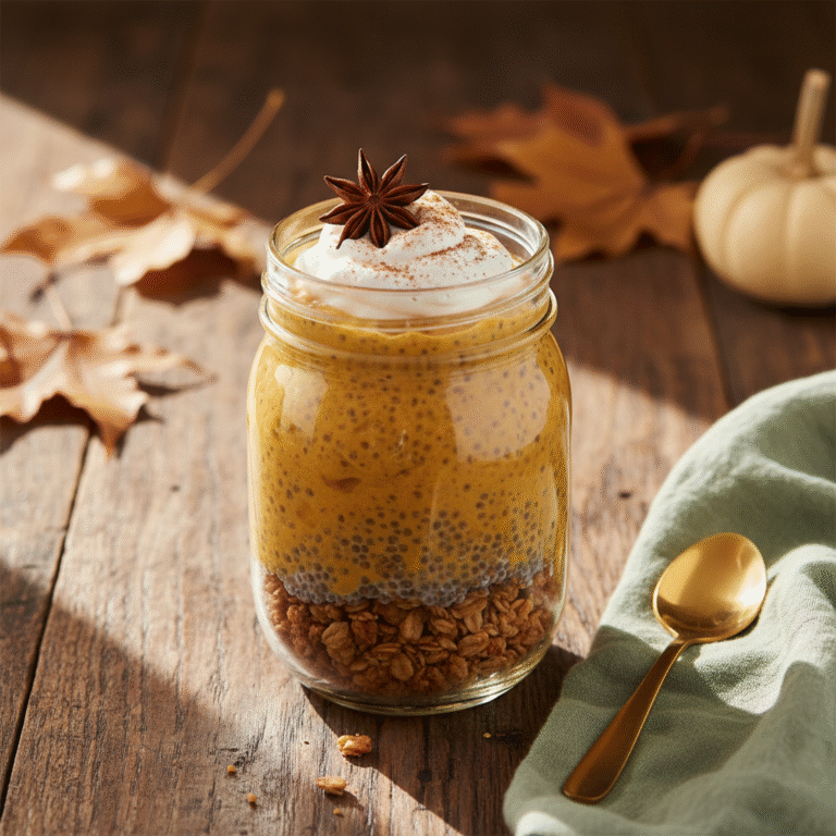 Creamy Pumpkin Pie Chia Pudding: The Ultimate Healthy Fall Dessert
