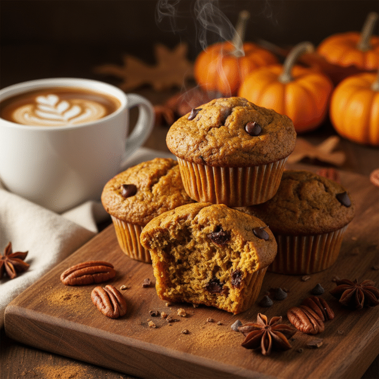 The Ultimate Healthy Pumpkin Spice Protein Muffins – Soft, Fluffy & Gluten-Free