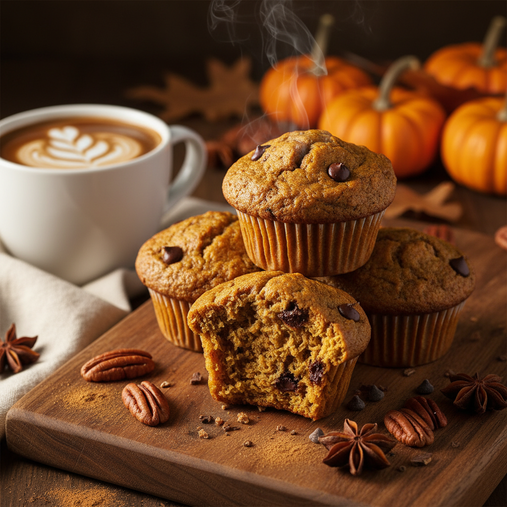 The Ultimate Healthy Pumpkin Spice Protein Muffins – Soft, Fluffy & Gluten-Free