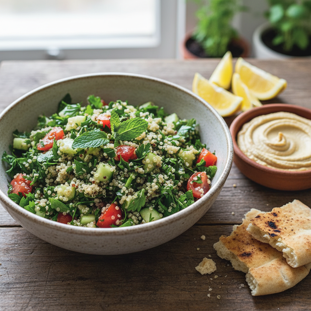 Fresh & Zesty Quinoa Tabbouleh Salad: The Ultimate Gluten-Free Green Superfood Bowl