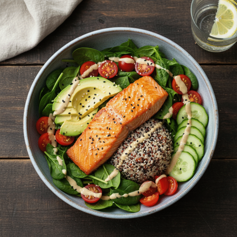 Ultimate Salmon Avocado Grain Bowl: The Perfect Healthy Weeknight Dinner
