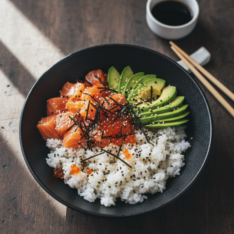 The Ultimate Salmon Avocado Sushi Bowl: A Healthy, Deconstructed Sushi Feast