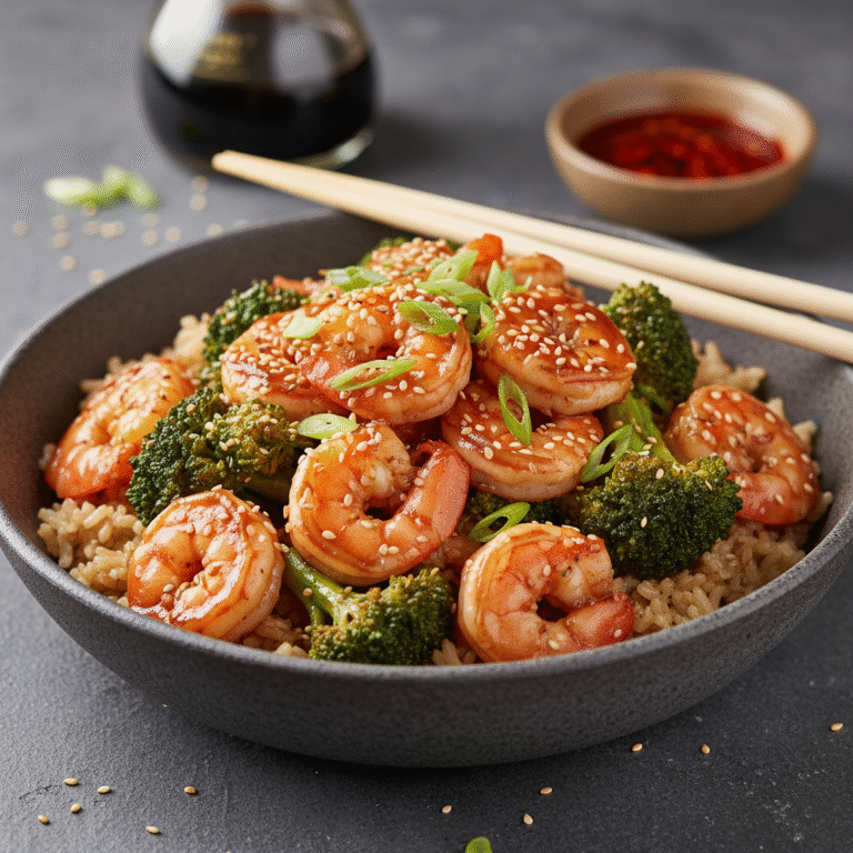 Better-Than-Takeout Shrimp and Broccoli Stir Fry with Nutty Brown Rice