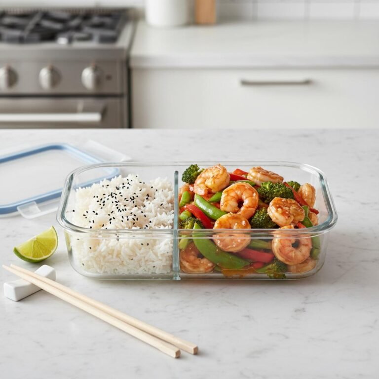 Ultimate Shrimp and Veggie Stir Fry Lunch Box: The Perfect Healthy Meal Prep