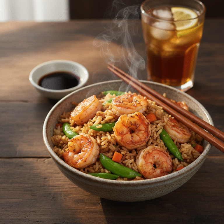 Better-Than-Takeout Shrimp Fried Brown Rice With Vegetables