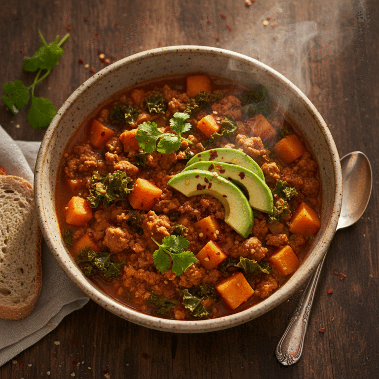 Hearty Spicy Turkey and Sweet Potato Stew: The Ultimate Healthy Comfort Food