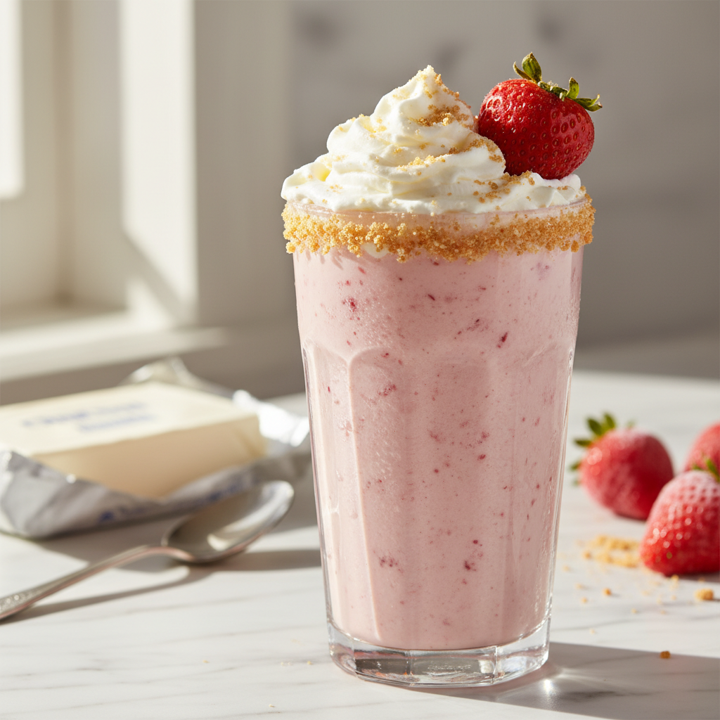Creamy Strawberry Cheesecake Protein Smoothie: The Ultimate Guilt-Free Dessert