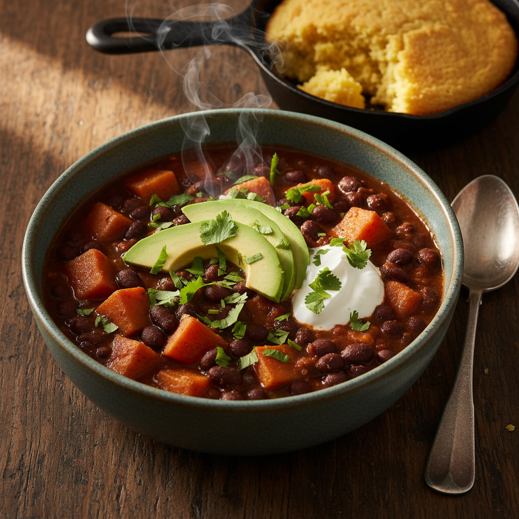 Smoky Sweet Potato Black Bean Chili: The Ultimate Vegetarian Comfort Food