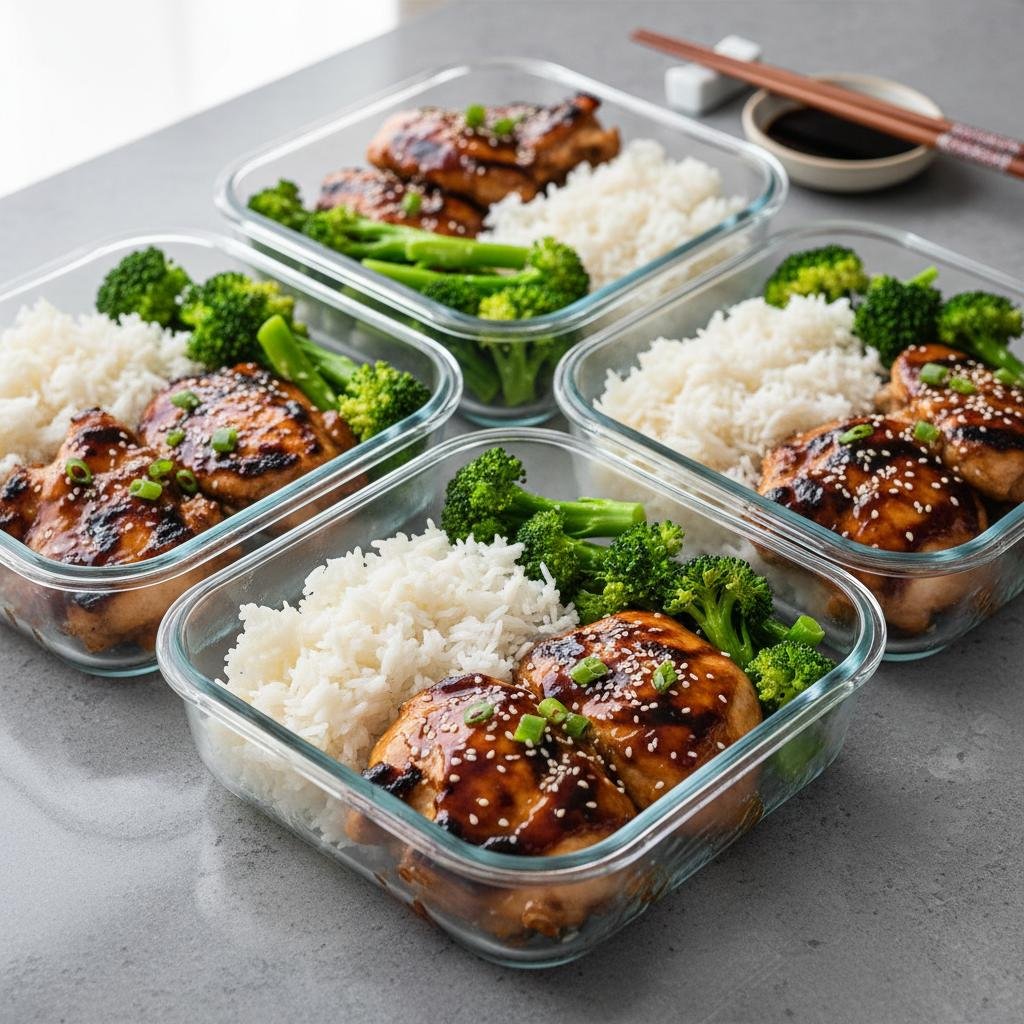 The Ultimate Teriyaki Chicken and Broccoli Meal Prep Bowls
