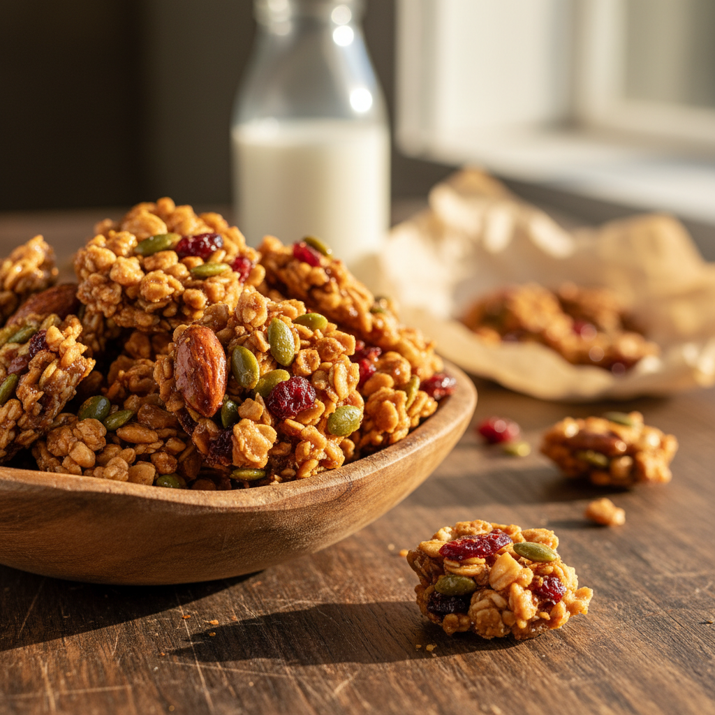 Crunchy Superfood Trail Mix Clusters: The Ultimate Seed & Nut Snack