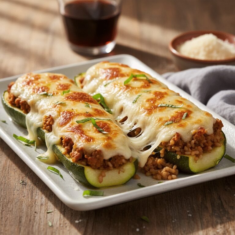 Cheesy Turkey and Brown Rice Stuffed Zucchini Boats: The Ultimate Healthy Comfort Food