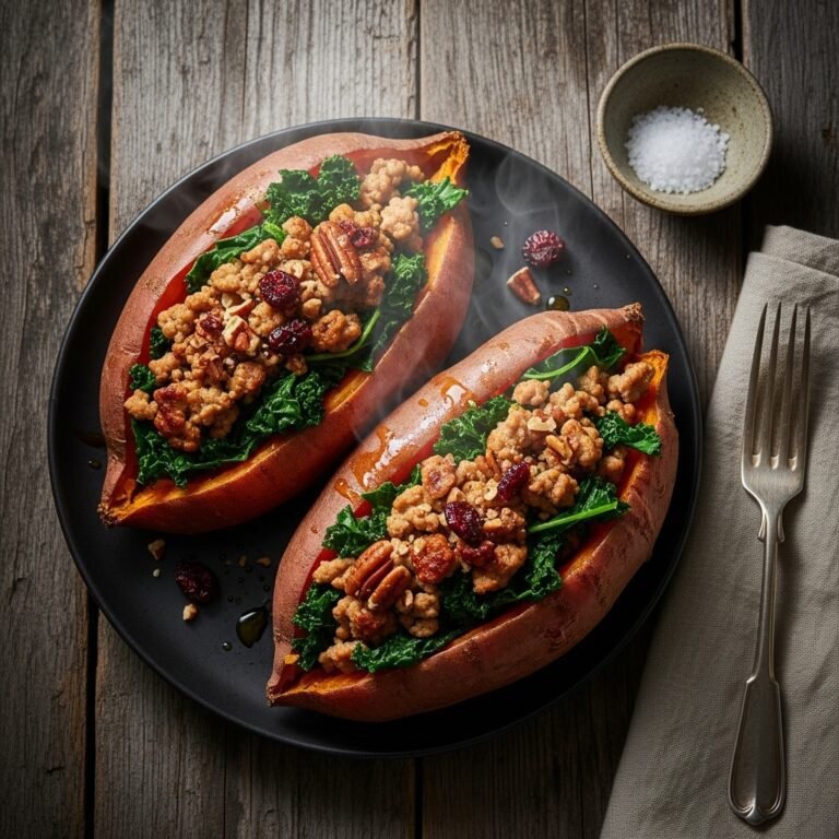 Turkey and Kale Stuffed Sweet Potatoes: The Ultimate Healthy Comfort Food