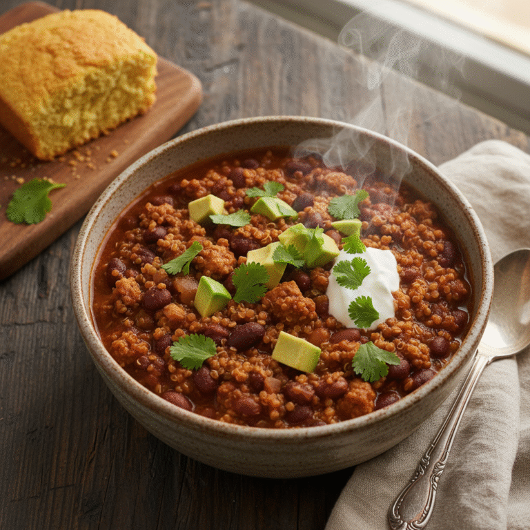 Hearty Turkey And Quinoa Chili With Beans: The Ultimate Healthy Comfort Food