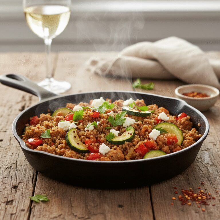 Turkey And Quinoa Skillet With Vegetables: The Ultimate One-Pan Healthy Dinner